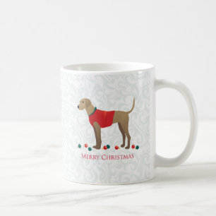 Mug Plott Hound Chasse Chien Joyeux Noël Design