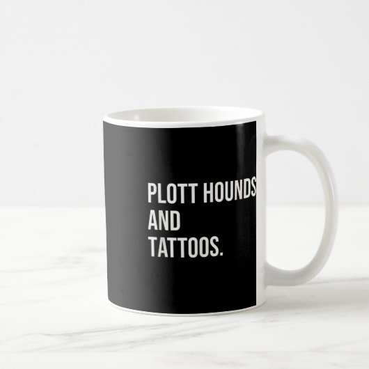 Mug Plott Hounds And Tattoos Plotthound et Owner Dog I (Droite)