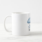 Mug Pluie d'Amour Nuages Bleus Cœurs (Gauche)