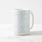 Mug Pluie de météores Blue Dots (Devant droit)