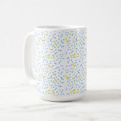Mug Pluie de météores Blue Dots (Devant gauche)