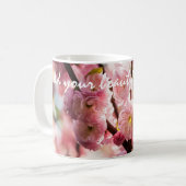 Mug Plum à fleurs - Paradize rose (Devant gauche)