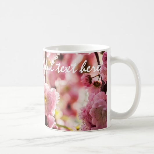 Mug Plum à fleurs - Paradize rose (Droite)