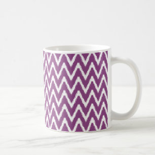 Mug Plum Asian Moods Ikat Chevrons