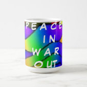 MUG PLUM COULEUR ROSE FLOWER PEACE ART (Centre)