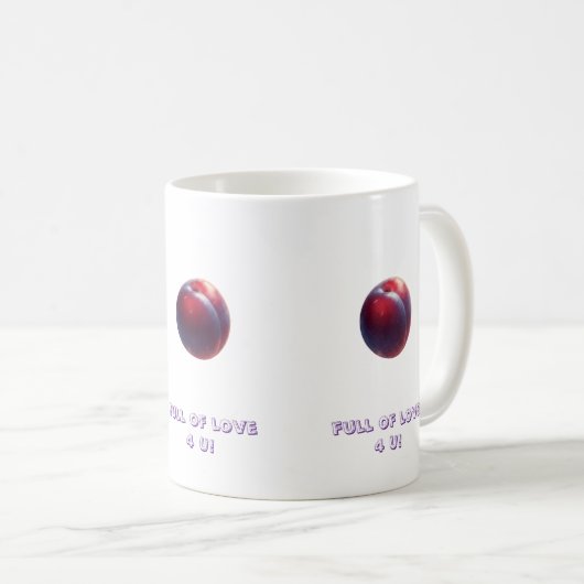 Mug Plum Valentines (Devant droit)