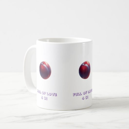 Mug Plum Valentines (Devant gauche)