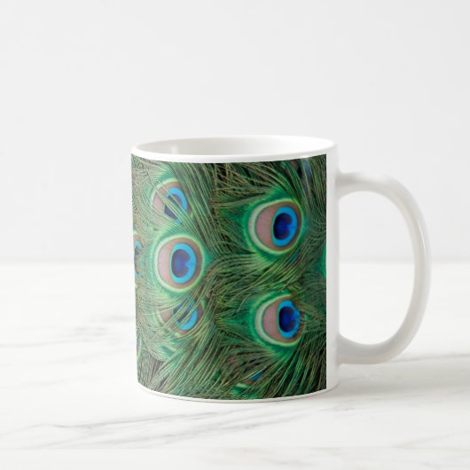 Mug plumage de paon (Droite)