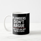 Mug Plumber Art For Men Women Plumbing Pefitter Plumbe (Gauche)