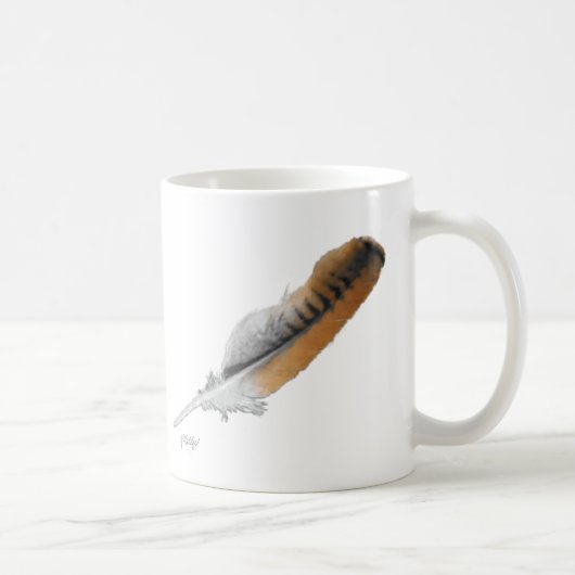 Mug Plume de Buse à queue rousse (Droite)