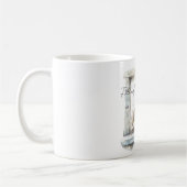 Mug Plume de nid d'oiseau à œuf bleu (Gauche)