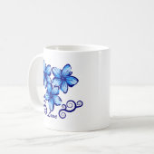 Mug Plumeria d'Hawaï d'amour (Devant gauche)