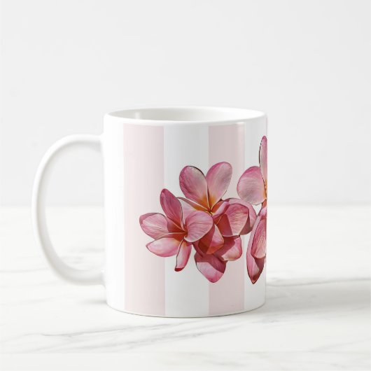 Mug - Plumeria rose (Gauche)