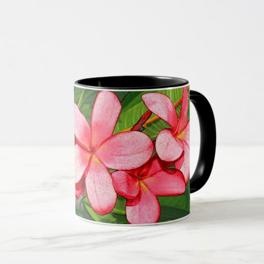 Mug Plumerias   (Devant droit)