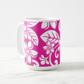 Mug PLUMÉRIE ISLANd (ROSE CHAUDE) (Devant gauche)