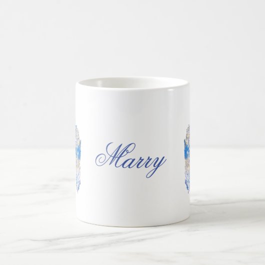 Mug Plumes bleues (Centre)