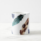 Mug Plumes colorées Texture tribale (Centre)