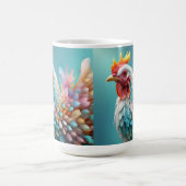 Mug "Plumes de couleur : le poulet arc-en-ciel" (Centre)
