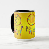 Mug Plumes de Dreamcatcher Kokopelli (Devant gauche)