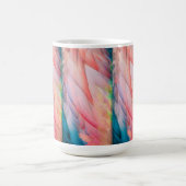 Mug Plumes de Flamant rose colorées (Centre)