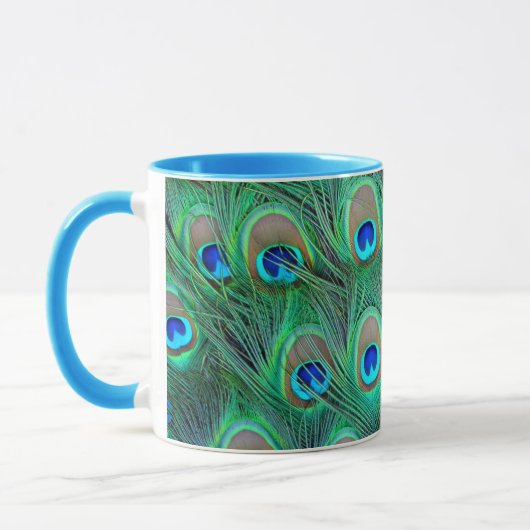 Mug Plumes de paon (Gauche)