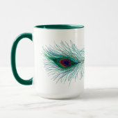 Mug Plumes de paon (Gauche)