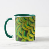 Mug Plumes de paon II Nature colorée (Gauche)