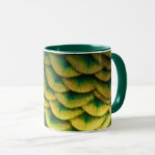 Mug Plumes de paon II Nature colorée (Devant droit)