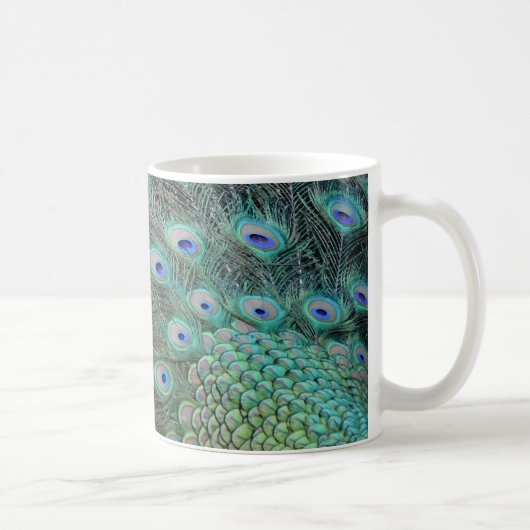 Mug Plumes de queue de paon (Droite)