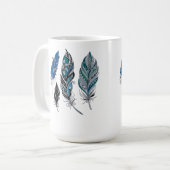 Mug Plumes et couleurs dansent (Devant gauche)