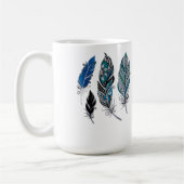 Mug Plumes et couleurs dansent (Gauche)