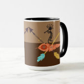 Mug Plumes et Kokopelli Sud-Ouest (Devant droit)