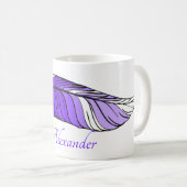 Mug - Plumes et nom dans les purées (Devant droit)