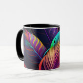 Mug Plumes Psychedéliques 70s 60s  (Devant gauche)