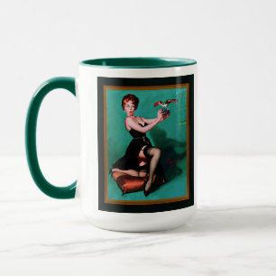 Mug Plumes rouillées par Gil Elvgren
