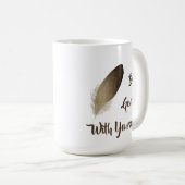 Mug Plumes "Soyez gentils avec vous-même" (Devant droit)