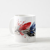 Mug - Plumes - Tricolore (Devant gauche)