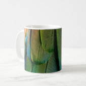 Mug Plumes vertes et bleues (Devant gauche)