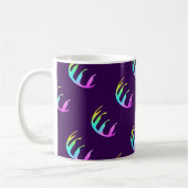 Mug Plumes violettes (Gauche)