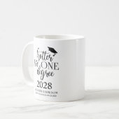 Mug Plus chaud d'un degré | Remise des diplômes (Devant gauche)