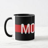 Mug PLUS Code Ligne rouge Design (Gauche)