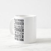 Mug plus courageux, plus fort, plus intelligent, plus  (Devant gauche)