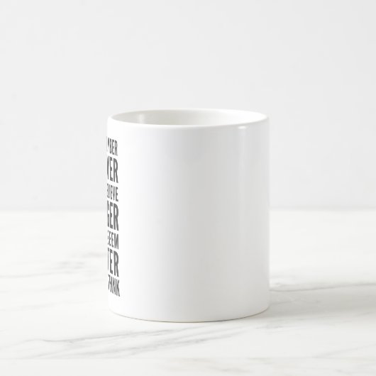 Mug plus courageux, plus fort, plus intelligent, plus  (Centre)