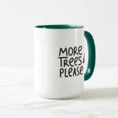 Mug Plus d'arbres S'il vous plaît (Devant droit)
