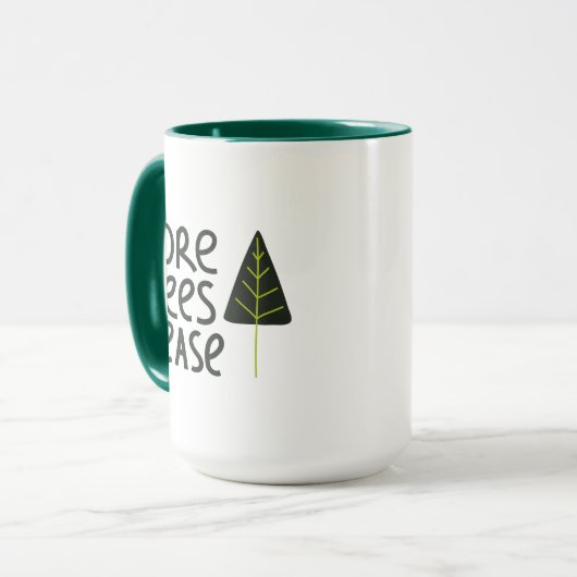 Mug Plus d'arbres S'il vous plaît (Devant gauche)