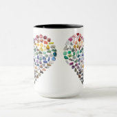 Mug Plus de 100 cristaux Gemmes Minéraux Valentines Jo (Centre)