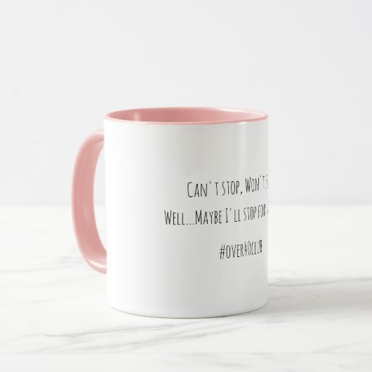 Mug Plus de 40 Coffee Cup (Devant gauche)