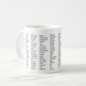 Mug Plus de 600 mots positifs ! (Devant gauche)