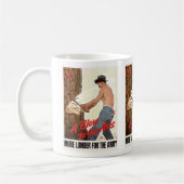 Mug Plus de bois pour l'armée (Gauche)