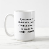 MUG PLUS DE CAFÉ (Gauche)